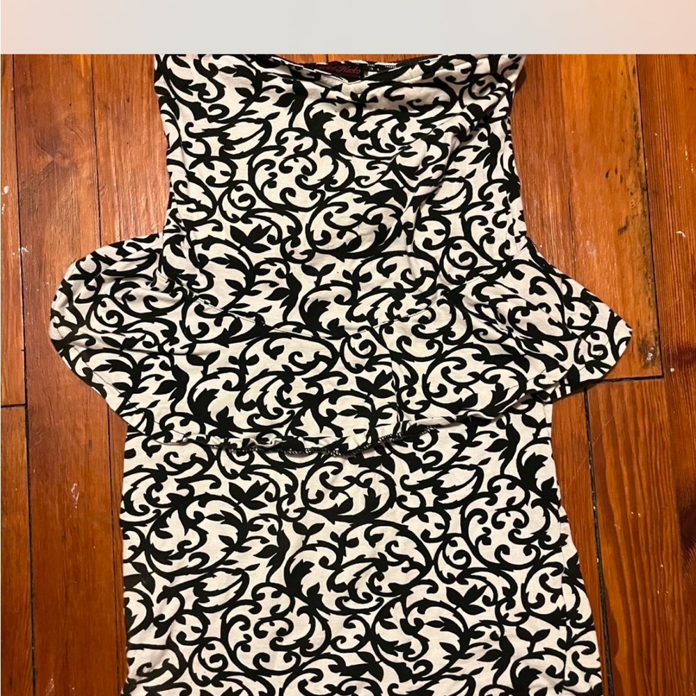 Peplum bodycon dress